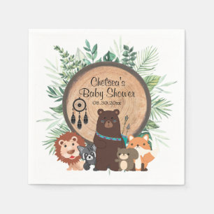 Waldtiere Serviette