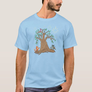 Waldtiere spielen Musik Volkskunst aus dem Wald T-Shirt
