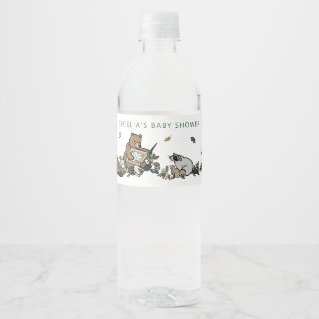 Waldtiere Storybook Kinderdusche (Vorderseite)