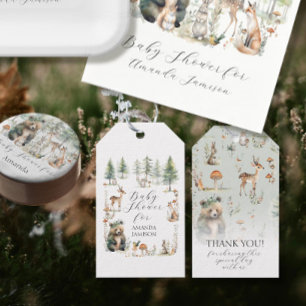 Waldtiere tragen Hirsche Niedliche Woodland Babydu Geschenkanhänger