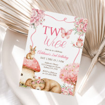 Waldtiere Two Wild 2. Geburtstag