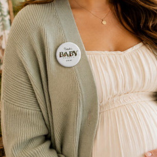 Waldtiere Wald Baby Shower Button