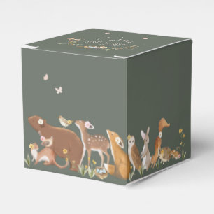 Waldtiere Wald Freunde Baby Shower Geschenkschachtel