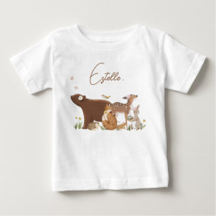 Waldtiere Wald Freunde Baby Shower T-shirt