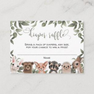 Waldtiere Wald Freunde Windpreisraffinerie Begleitkarte