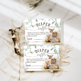 Waldtiere Wald Grüne Dusche Winzer Begleitkarte