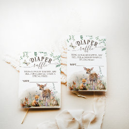 Waldtiere Wald Grüne Dusche Winzer Begleitkarte