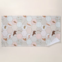 Waldtiere Wald Patchwork Baby Shower Geschenk