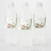 Waldtiere Waldgrün Baby Boy Dusche
