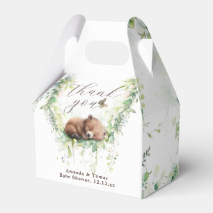 Waldtiere Waldgrün Baby Boy Dusche Geschenkschachtel