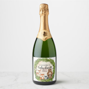 Waldtiere Waldholzholzholz-Slip Babydusche