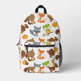 Waldtiere, Waldtiere, Falltiere Bedruckter Rucksack