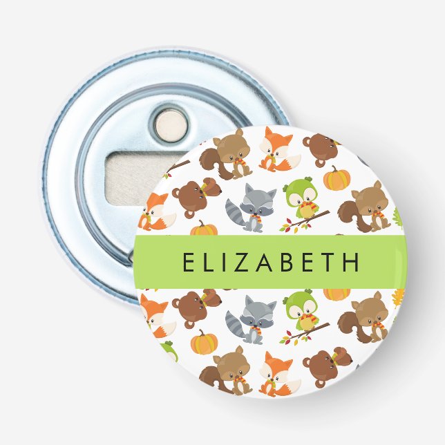 Waldtiere, Waldtiere, Ihr Name Flaschenöffner (Vorderseite)