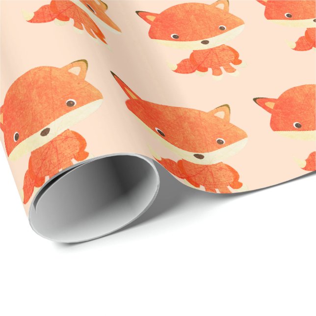 Waldtiere Waldtiere Waldkreaturen Geschenkartikel Geschenkpapier (Rolleneckpunkt)