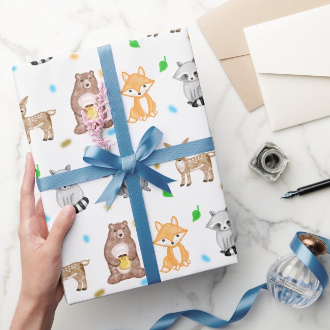 Waldtiere Waldtiere Waldland Kreaturen Geschenkpapier (Schenken)
