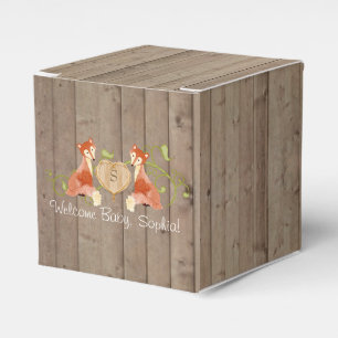 Waldtiergeschöpfe, Reben Fox n neugeboren Geschenkschachtel