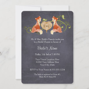 Waldtierkreaturen, Fox n Vines Hochzeiten Save The Date