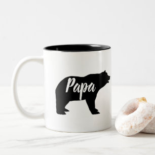 Waldtierpappenbär Zweifarbige Tasse