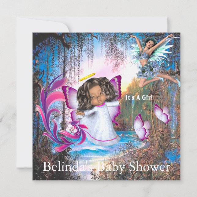 Waldträume im Feenwesen Mitteilungskarte (Vorderseite)