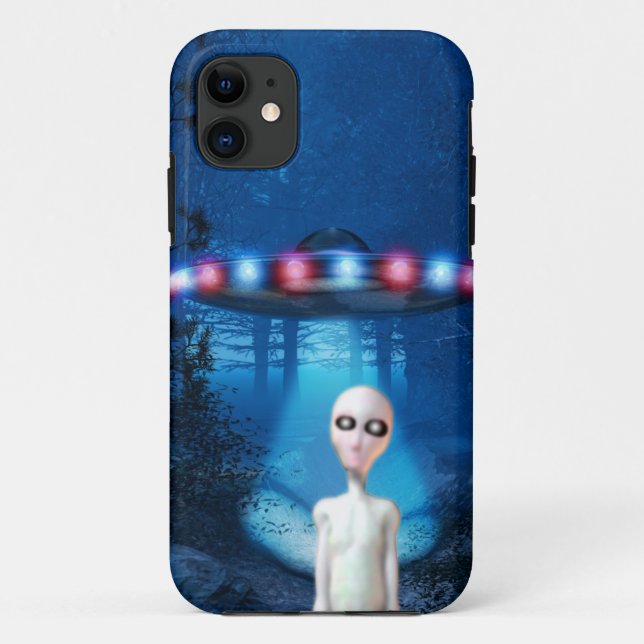 WaldUFO Nahe Begegnung Case-Mate iPhone Hülle (Rückseite)