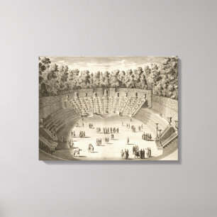 Waldung Salle du Bal, Versailles, von 'Les P Leinwanddruck