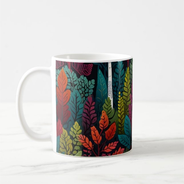 WALDVEGETATION KAFFEETASSE (Links)