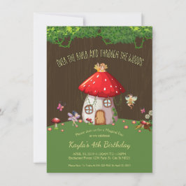 Waldwald, feenhafte Einladungen