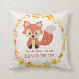 WaldwaldKinderzimmerFox Geburts-Notfall-Baby-| Kissen