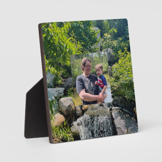 Waldwasserbäume Natur Fotoplatte (Vorderseite)