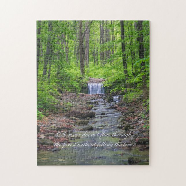 Waldwasserfall (Vertikal)