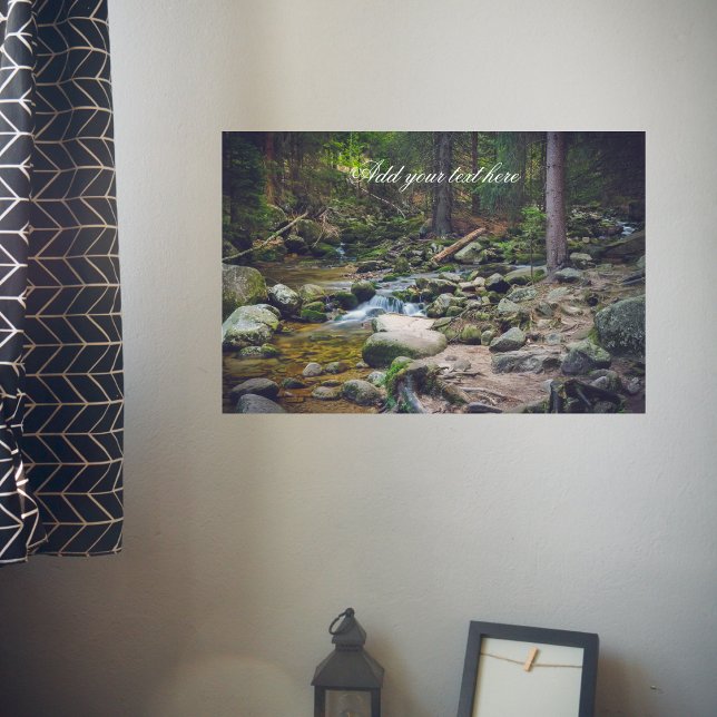 Waldwasserfall Poster (Von Creator hochgeladen)