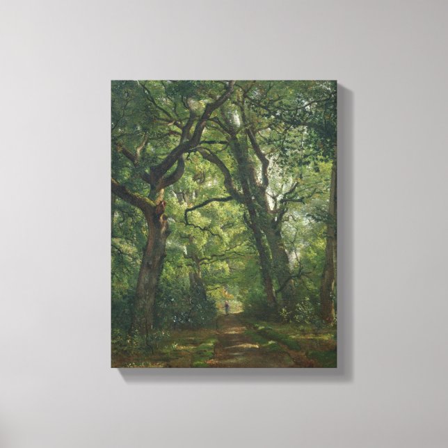Waldweg 1864 leinwanddruck (Vorderseite)