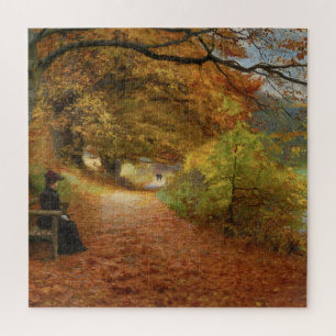 Waldweg im Herbst Hans Andersen Brendekilde