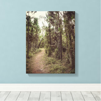 "Waldweg" Wandkunst Leinwanddruck