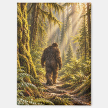 Waldwege Bigfoot-Magnet