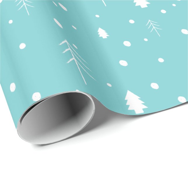 Waldweihnachten Geschenkpapier (Rolleneckpunkt)
