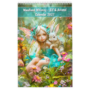 Waldwhimsy – Elf- und Tierkalender Kalender