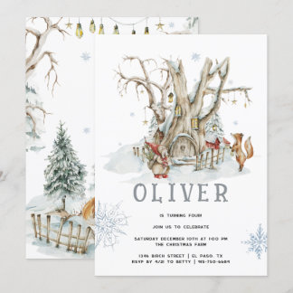 WaldWinter | Weihnachtsfeier Einladung