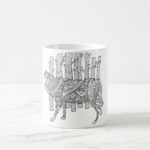 Waldwolf Kaffeetasse