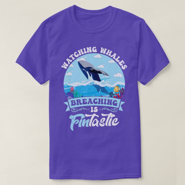 Wale beim Brechen zu beobachten ist FINtastic T-Shirt (Design vorne)