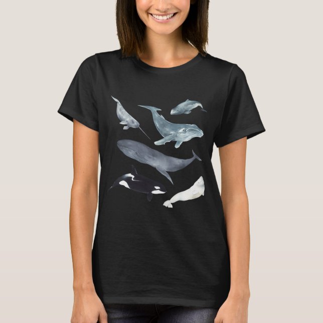 Wale der Welt T-Shirt (Vorderseite)