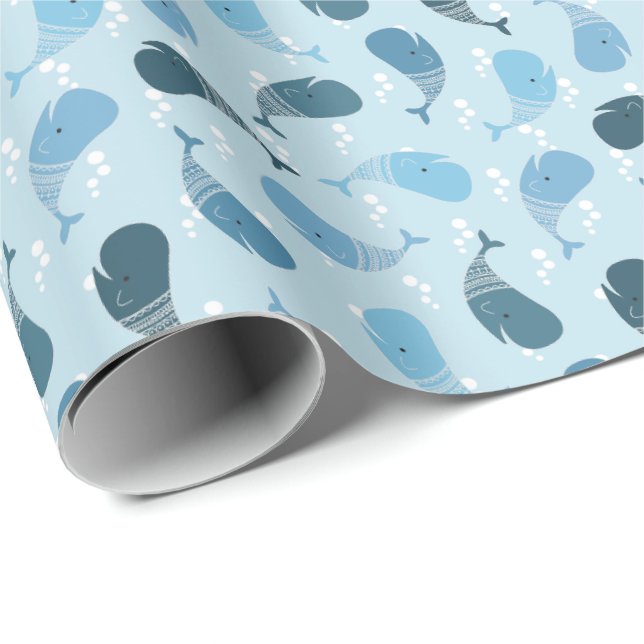 Wale Geschenkpapier (Rolleneckpunkt)