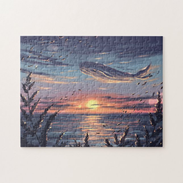 Wale in Wolken (Horizontal)