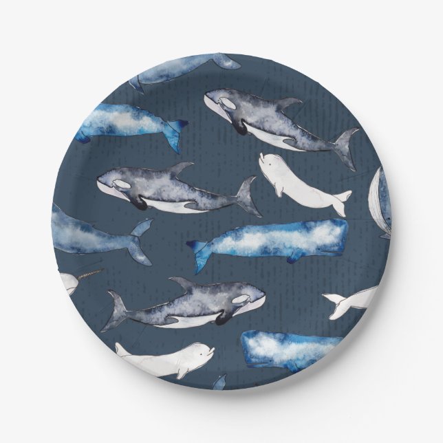 Wale Pappteller (Vorderseite)