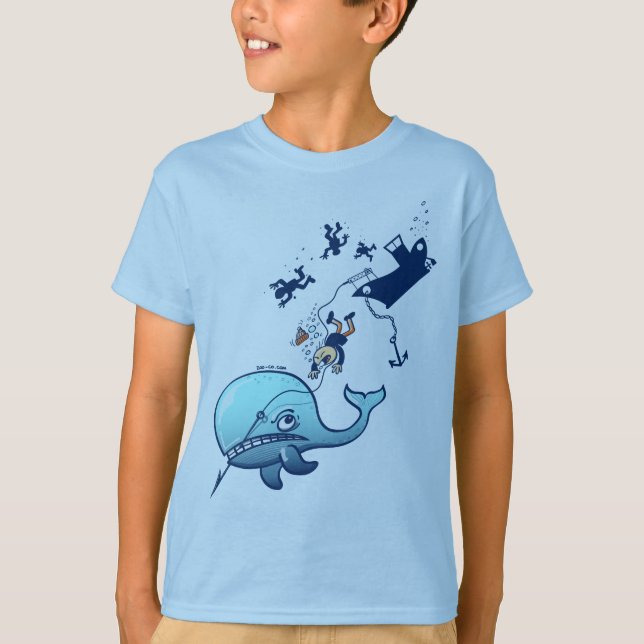 Wale sind wütend! T-Shirt (Vorderseite)