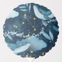 Wale surfen kosmische Wellen Blaue Sternbilder