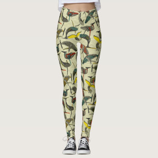 Wale und Wellen kühl Leggings