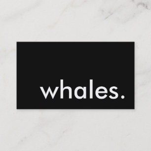 Wale. Visitenkarte