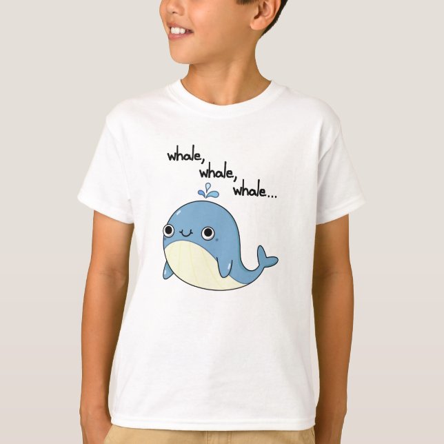 Wale, Wale, Niedliche Meerestiere T-Shirt (Vorderseite)