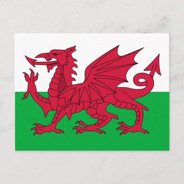 Walenflagge Postkarte (Vorderseite)